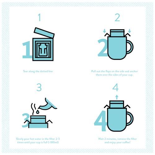 Blue Tokai Easy Pour Coffee Brew Bags Mixed Bag Light To Dark Roast, 110 g (10 Sachets x 11 g each)-5.webp